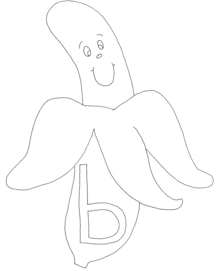 Coloring Pictures of a Banana | Coloring