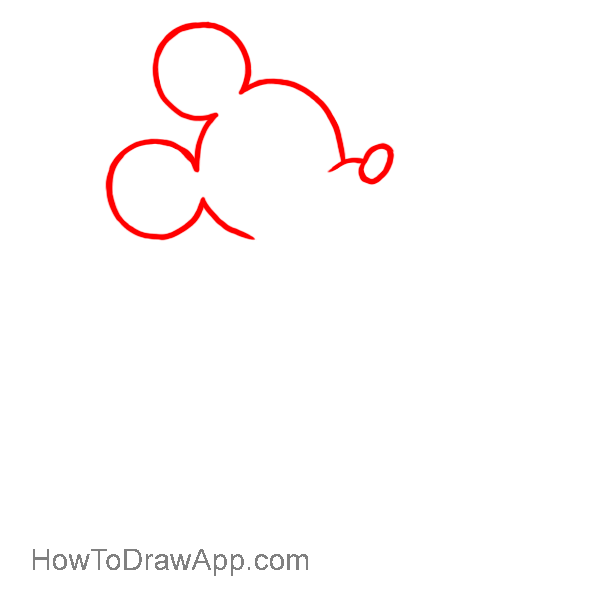 Learn how to draw Mickey Mouse step by step, easy drawing ...