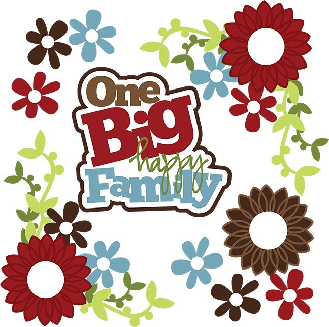 One Big Happy Family SVG ~ | Clip Art & Printables #3 | Pinterest
