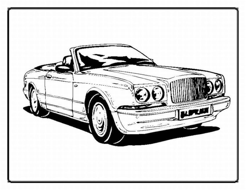 luxury cars coloring pages - smilecoloring.com