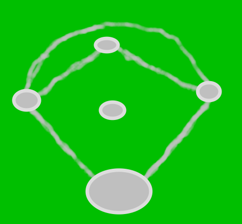How To Draw A Baseball Diamond - ClipArt Best