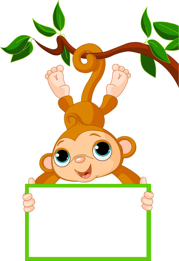 Cute Pictures Of Cartoon Monkeys