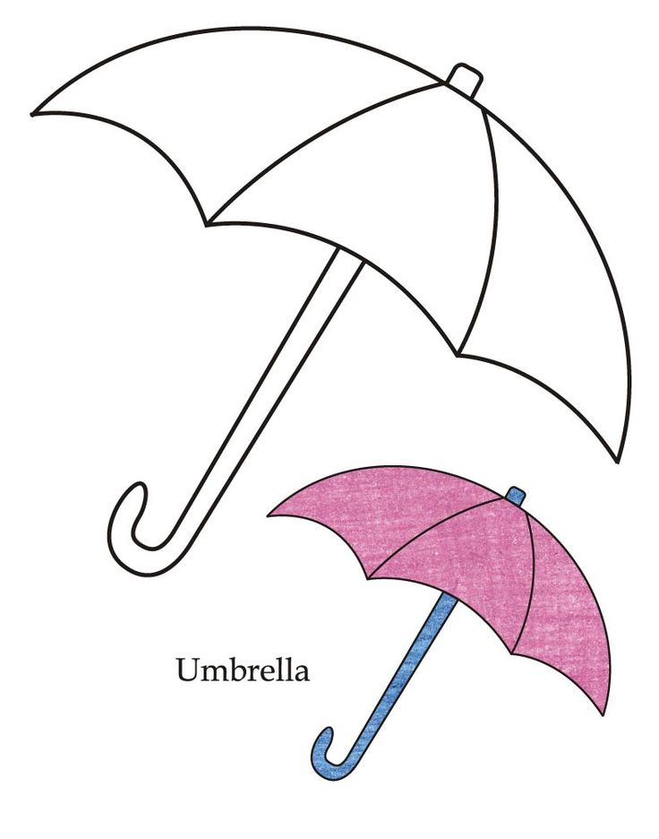 Printable Umbrella Template Cliparts.co
