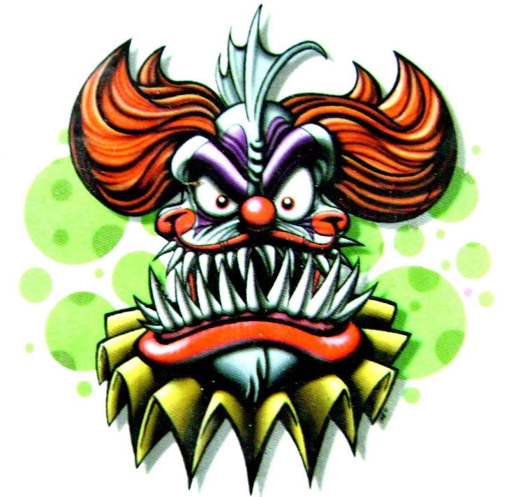 Scary Clowns Tattoo Designs Pictures