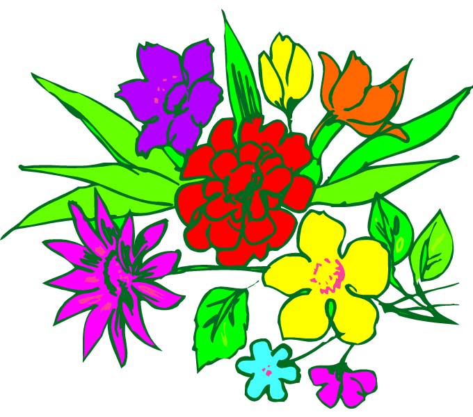 Flower Bouquet Outline Clipart | Clipart Panda - Free Clipart Images