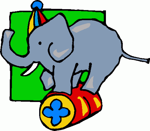 Circus Elephant Clipart