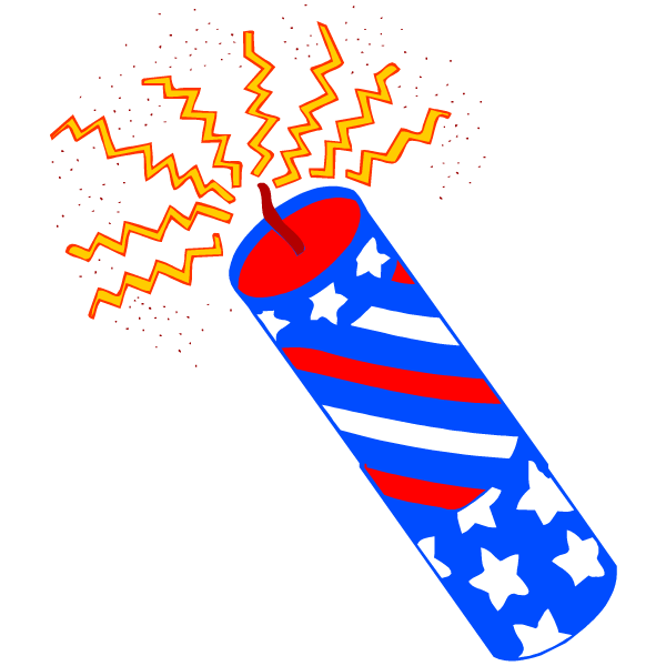 U.S.A.★Independence Day Free Clip Art & gifs: Page 2 Fireworks ...