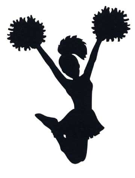 Cheerleader clip art - vector clip art online, royalty free ...