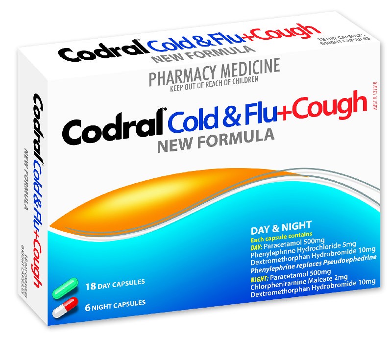 Codral PE Cold & Flu + Cough Day & Night 24 capsules at Terry ...