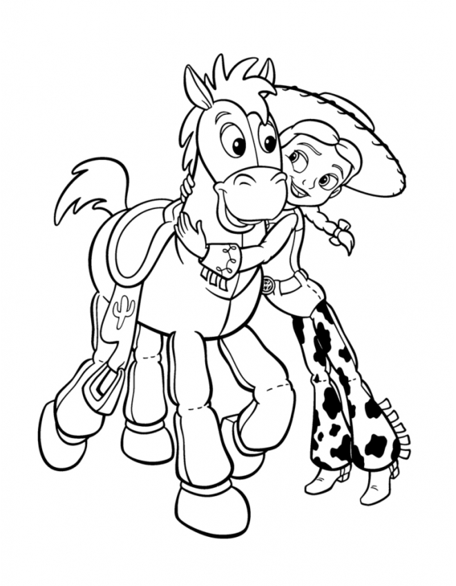 toy story bullseye Colouring Pages (page 2)