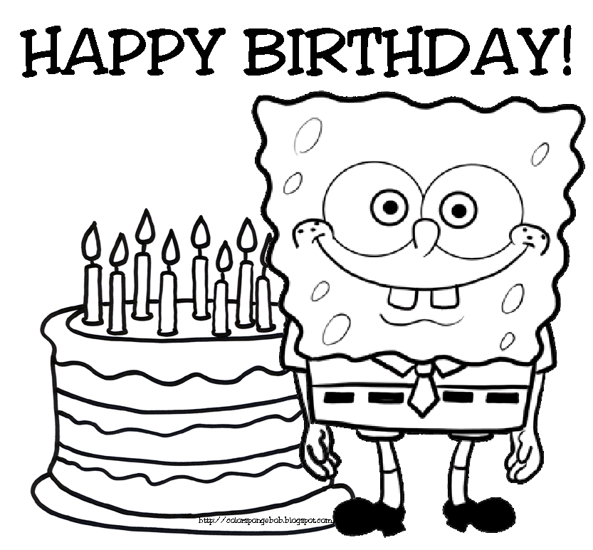 Birthday Coloring Pages | ColoringMates.