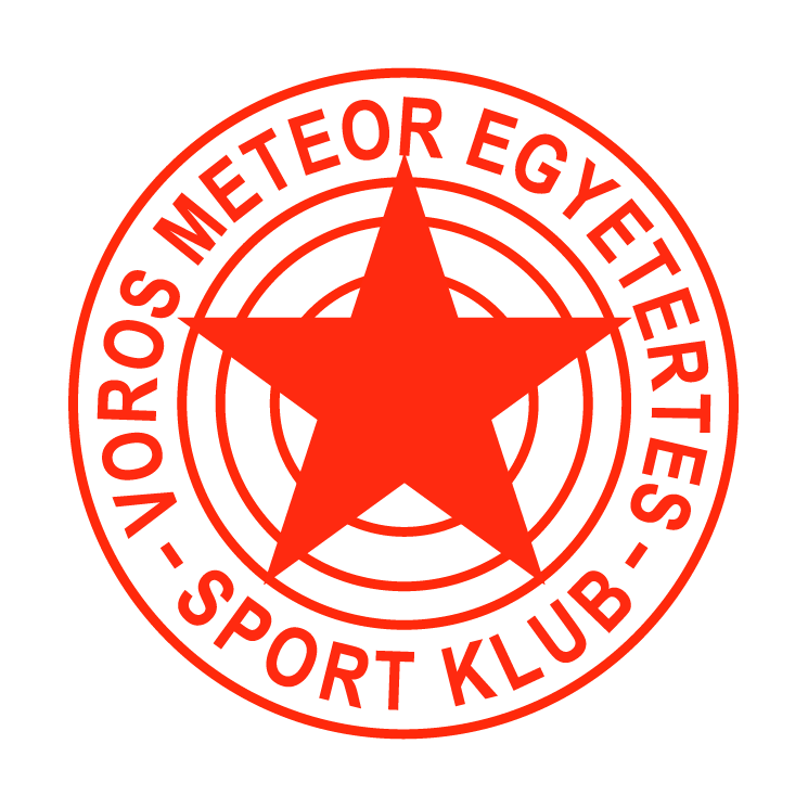 Voros meteor egyetertes sport klub Free Vector / 4Vector