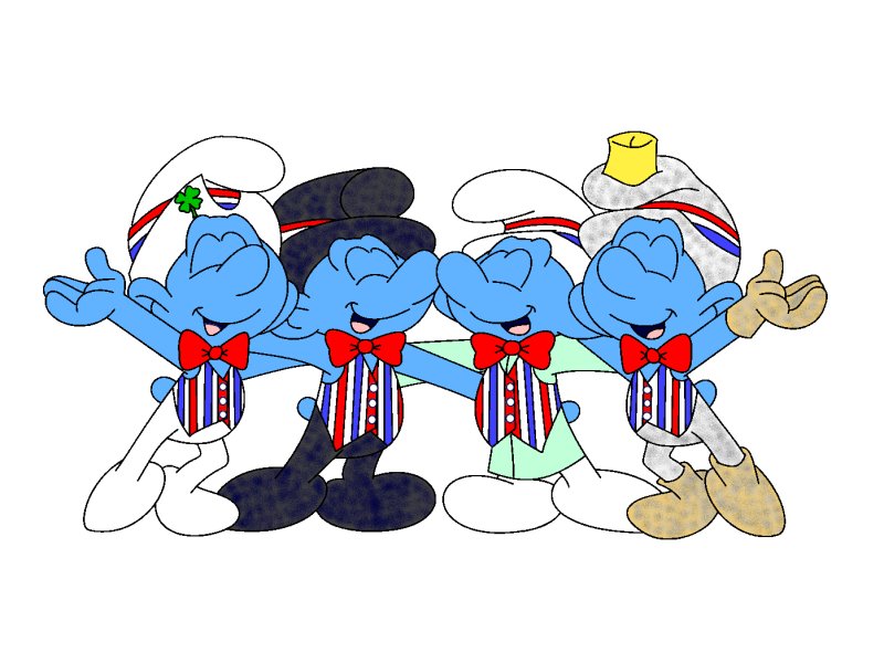 Barber Smurf Quartet - Smurfs Fanon Wiki