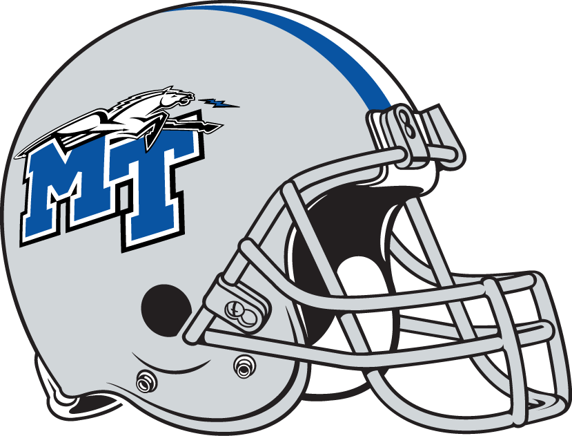 Middle Tennessee Blue Raiders Helmet Logo - NCAA Division I (i-m ...