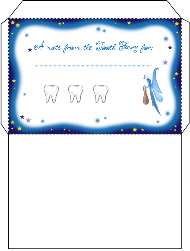 Tooth Fairy Envelope - Leone Annabella Betts