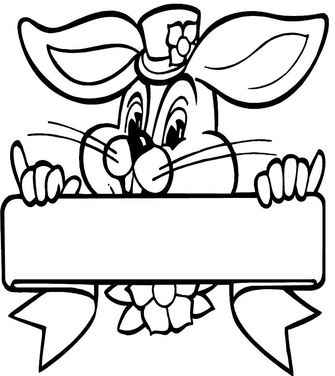 Easter Bunny Coloring Pages To Print 193 | Free Printable Coloring ...
