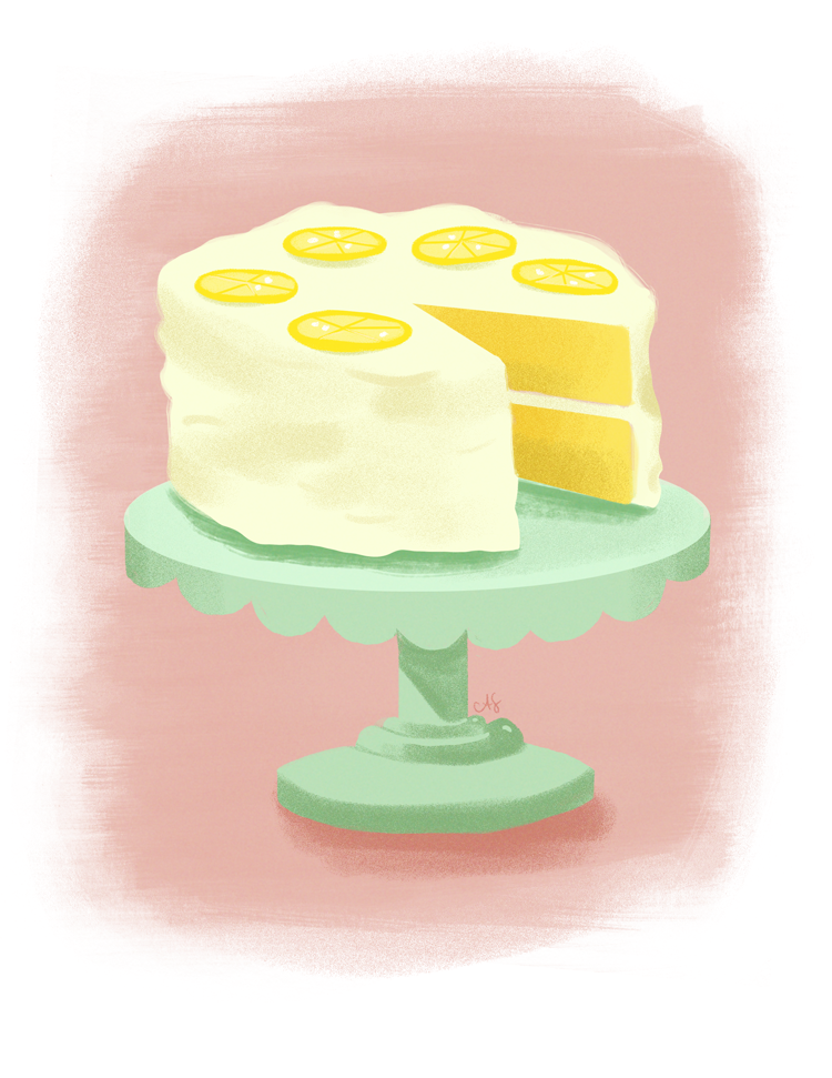 Lemon Cloud Cake | freutcake