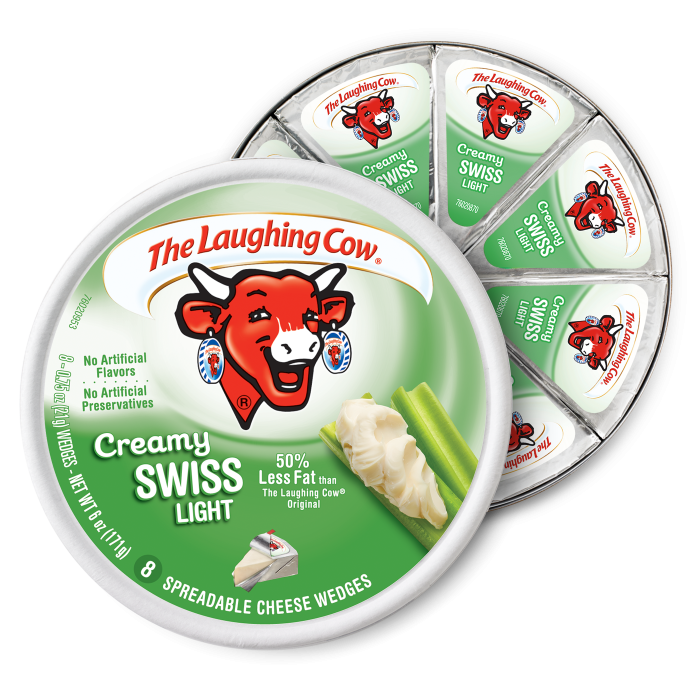 Creamy Light Swiss: Spreadable Cheese | The Laughing Cow