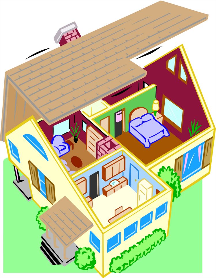 inside the house clipart - photo #43