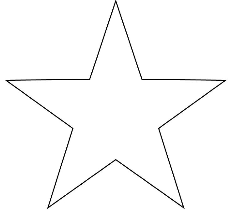 Outline Of A Star Shape