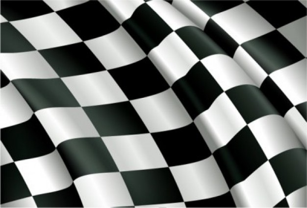 fabric racing flag banner vector Vector | Free Download