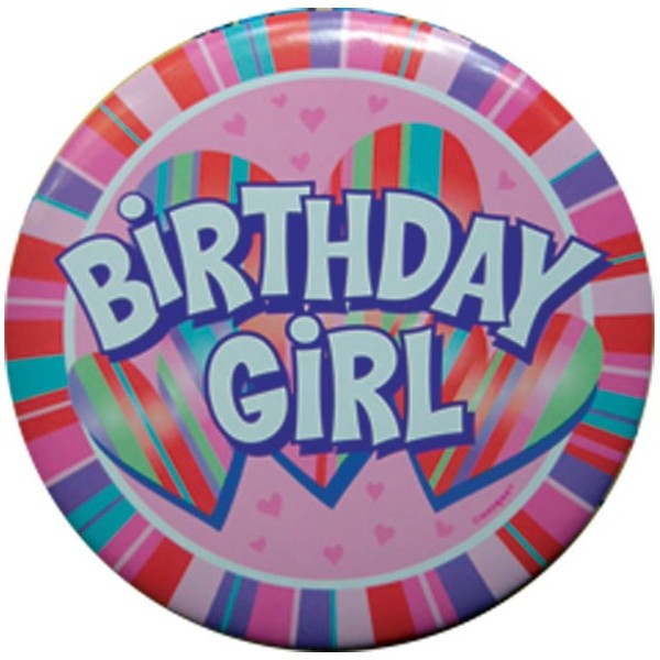 Birthday Girl Badge (Large) - Celebrations NSW Pty Ltd