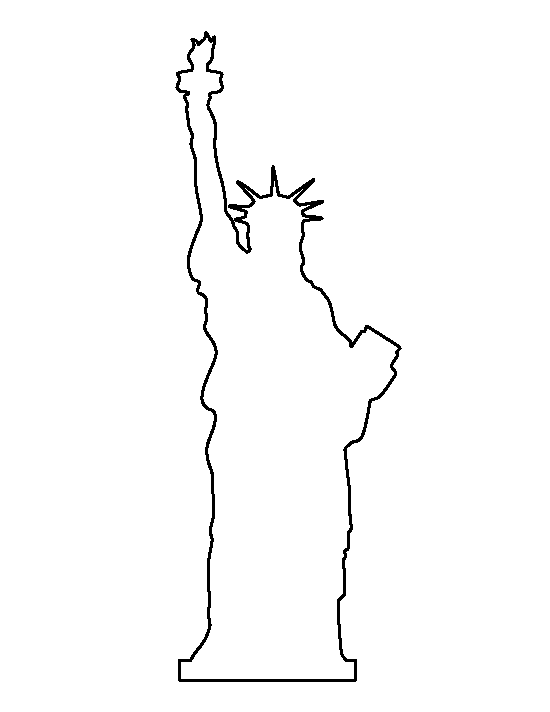 Statue of Liberty Template | Templates | Pinterest