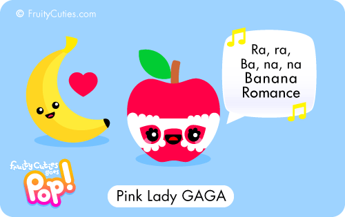 Group of: Pink Lady Apple Joke - Cute Comedy with Kawaii Fruit ...
