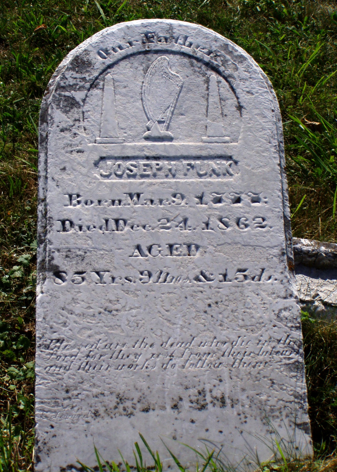 File:Joseph Funk--tombstone.jpg - Wikipedia, the free encyclopedia