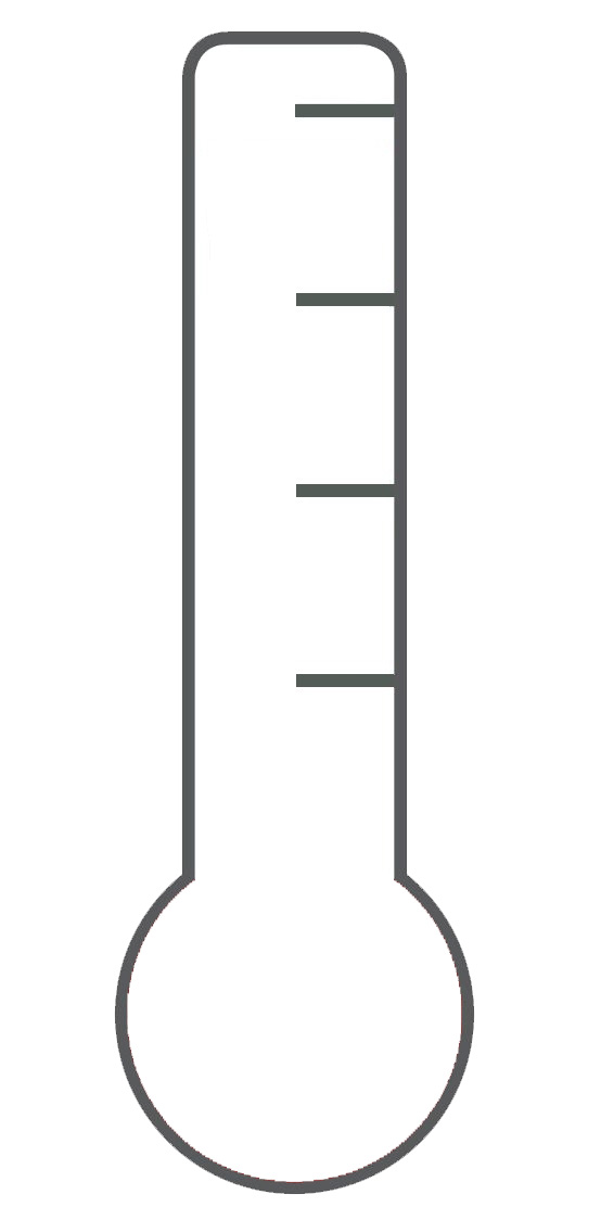 Blank Fundraising Thermometer Template Cliparts.co