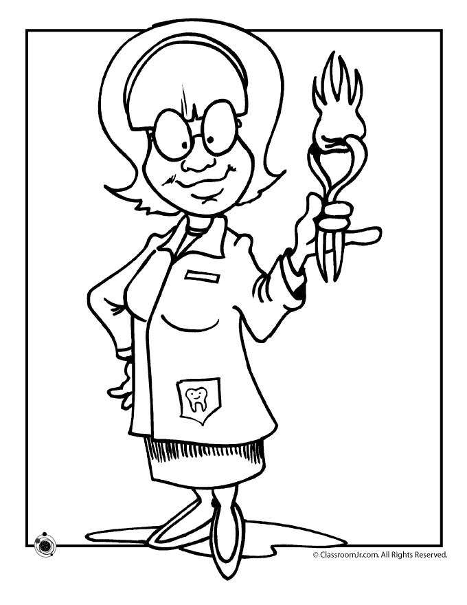 dental coloring pages - photo #28