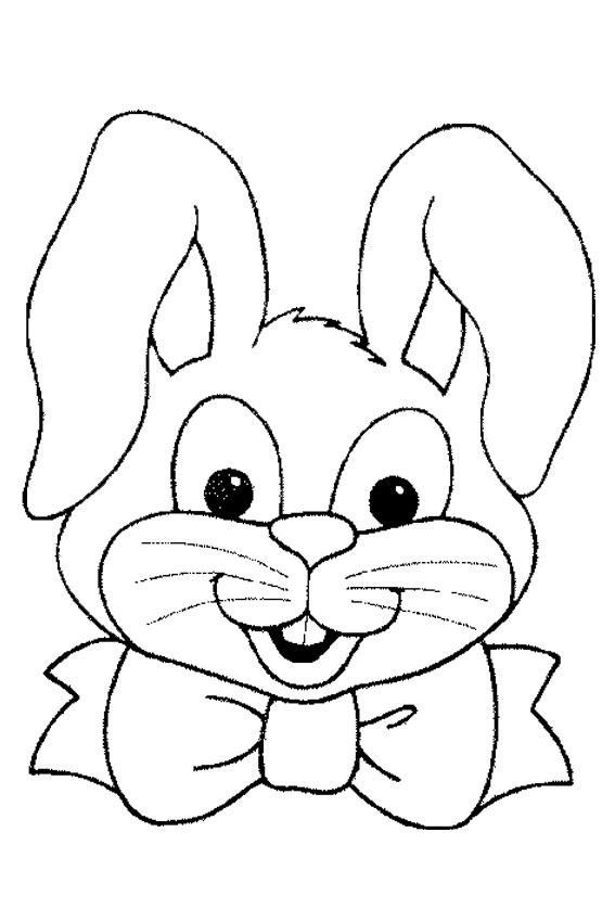 Color in a bunny coloring page in stead of buying some bunnies ...