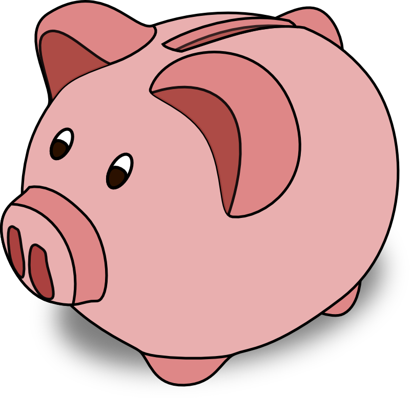 Clipart - Cartoon pig