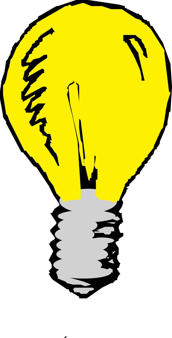 bright lightbulb - vector Clip Art