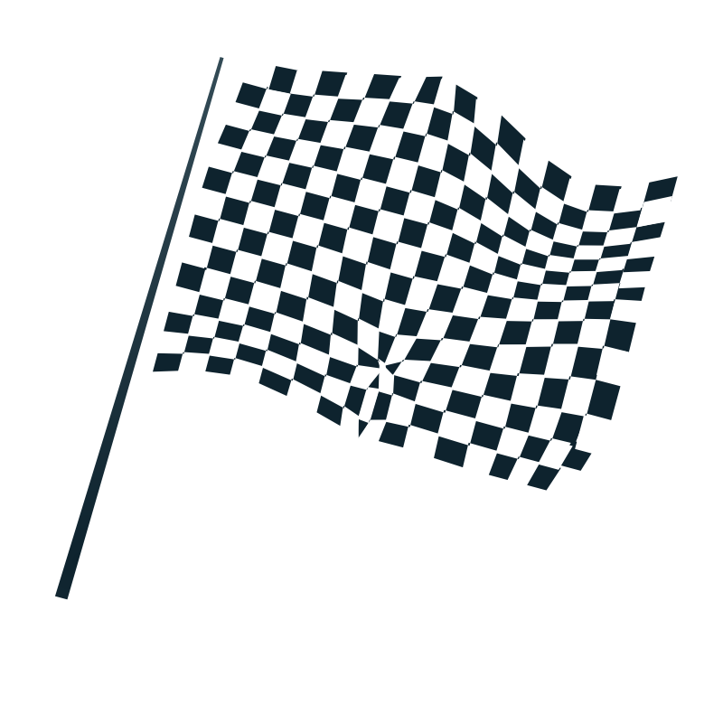 Clipart - chequered flag icon