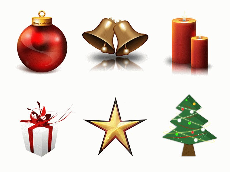 Christmas-related icons png 6 | Vector Images - Free Vector Art ...
