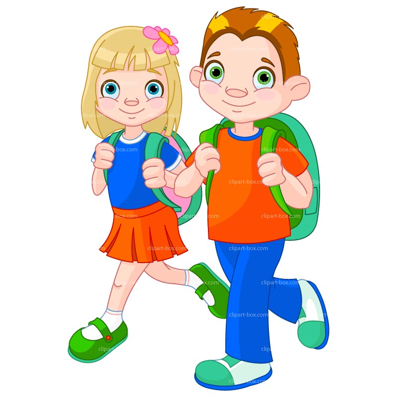 Kids Going To School Clipart - Cliparts.co