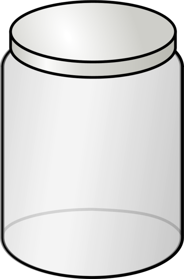 Glass Jar - vector Clip Art
