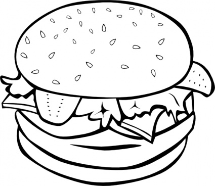 7 hamburger clip art. | Clipart Panda - Free Clipart Images