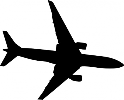 Plane Silhouet clip art vector, free vector images - ClipArt Best ...