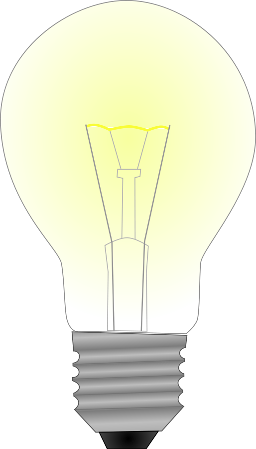 Light bulb Clipart, vector clip art online, royalty free design ...