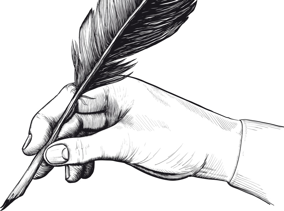 Image gallery for : quill writing