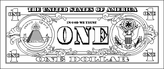 Blank Dollar Bill Cliparts co