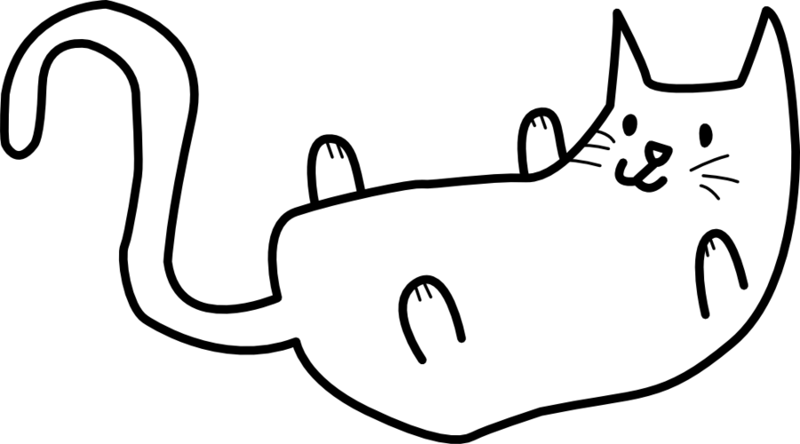 Cat Line Drawing - ClipArt Best