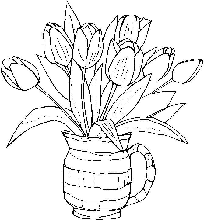 spring flowers coloring pages | Spring Coloring Pages | Coloring ...