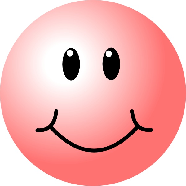 happy faces | Pink Smiley Face clip art - vector clip art online ...