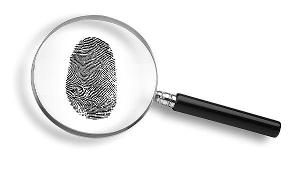 detective magnifying glass thumbprint - Fuel Fix