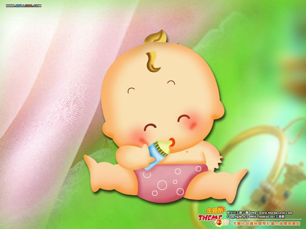 Lovely Cartoon Baby Wallpapers63 - wallcoo.net