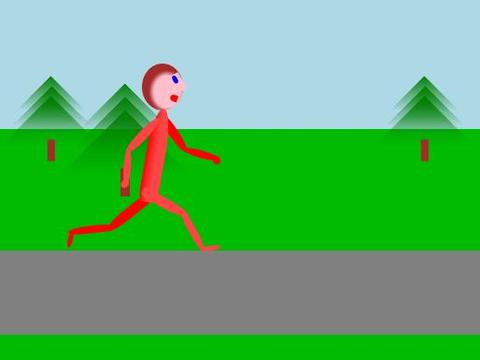 Animated person running - CSS 运行一个人的动画 | Demo Studio | MDN