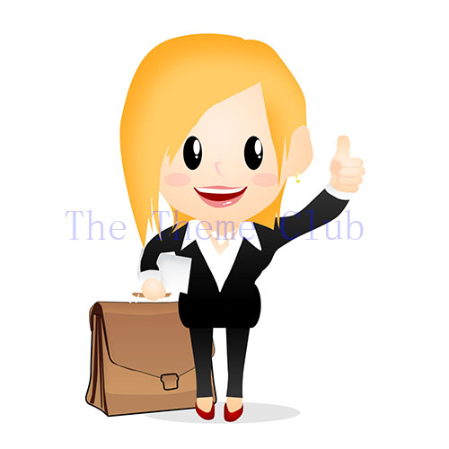 25 Female Business Cartoon Characters - The Theme Club
